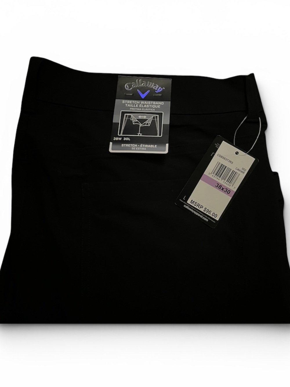 Callaway Black Performance Skort with Stretch Waistband